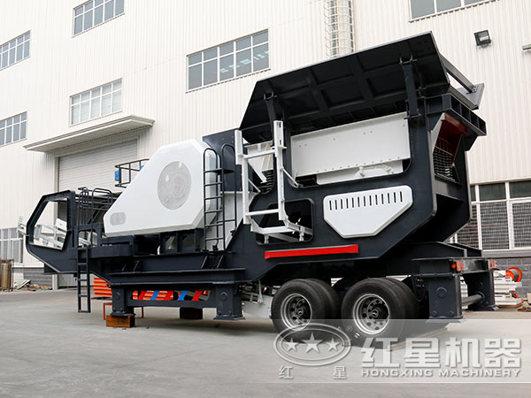 二手車載移動破碎機(jī)