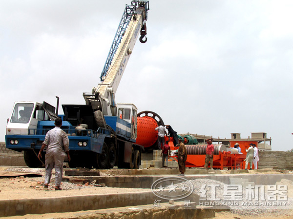 磁選生產(chǎn)線安裝現(xiàn)場(chǎng)