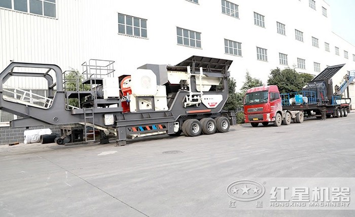 輪胎式車載移動粉碎機(jī)