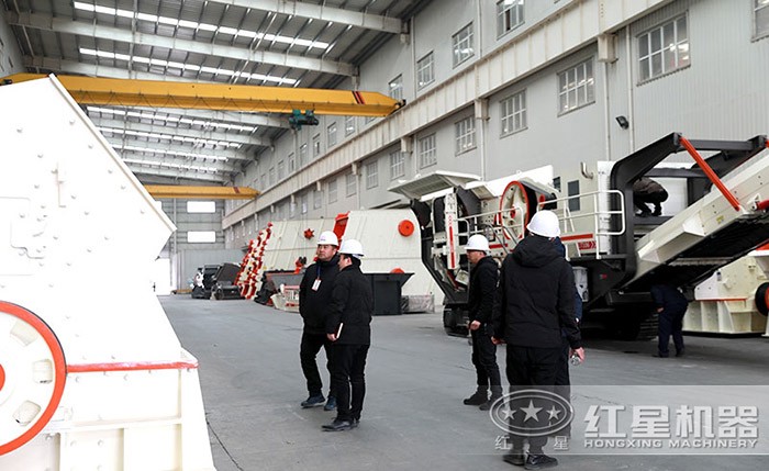 客戶考察，實地參觀紅星車間