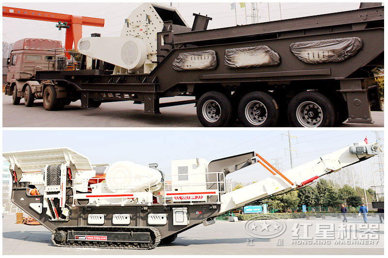 紅星車載一體粉碎機有輪胎式、履帶式兩種規(guī)格