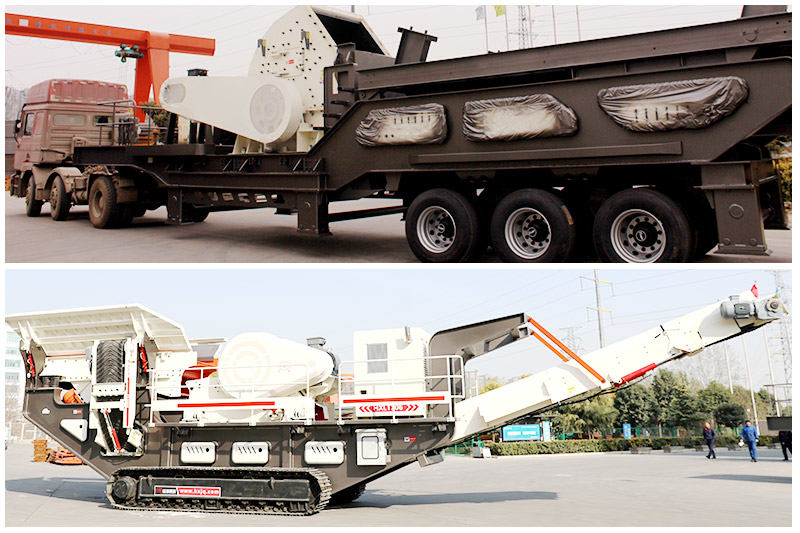 輪胎式、履帶式移動粉碎制砂機