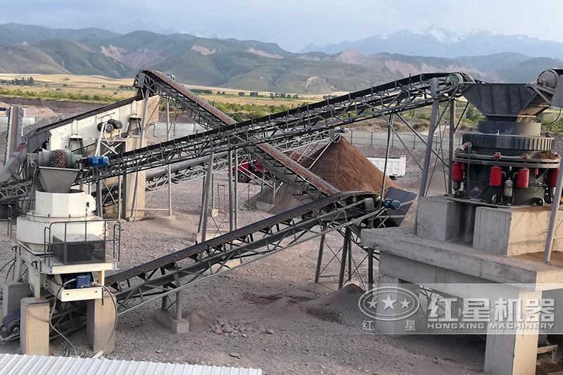 碎石生產(chǎn)線現(xiàn)場