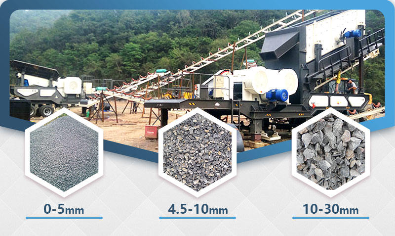 移動式瀝青路面破碎機，可處理廢舊瀝青、水泥塊、混凝土塊等