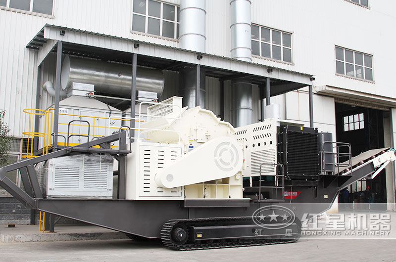 細碎破履帶式制砂機，處理細物料，級配合理