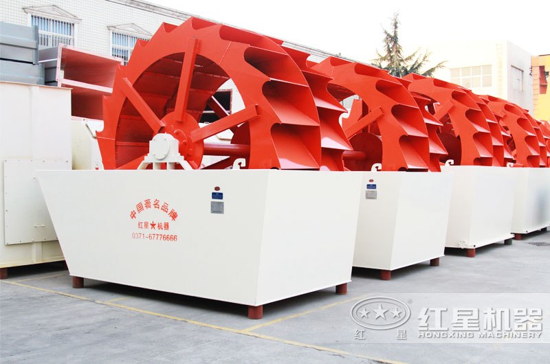 輪斗式洗砂機(jī)，洗凈度高達(dá)99%