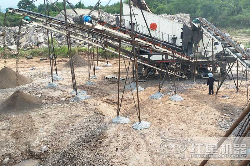 建筑垃圾處理現(xiàn)場實(shí)拍